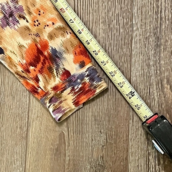 COLDWATER CREEK Women's Petite XS Fall Floral Button Up Long Sleeve Denim Jacket - Picture 8 of 13